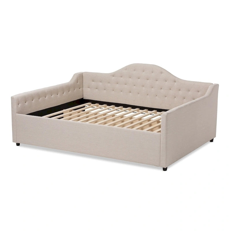 Contemporary Fabric Upholstered Daybed by