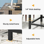 6.5 Ft Conference Room Table, Rectangle 78.74L X 39.2W X 29.52H Inches,2 Separate Piece - 78.74L X 39.2W X 29.52H