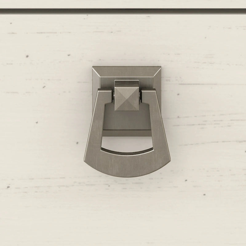 Salinas 60W L Shaped Desk Office Suite in Antique White