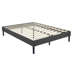 Tufted Upholstered Platform Bed Frame