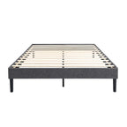 Tufted Upholstered Platform Bed Frame
