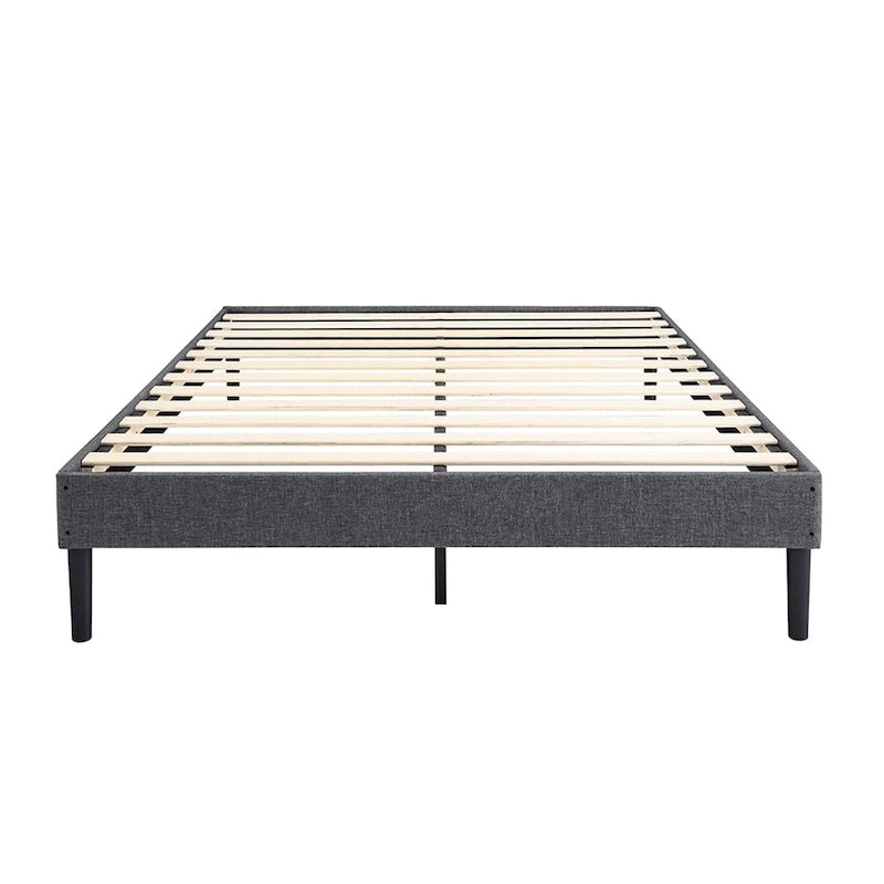 Tufted Upholstered Platform Bed Frame