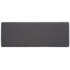 Open Shelf Bench with Cushion, 42"W x 15"D x 18"H