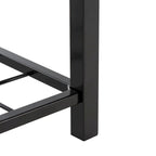 Open Shelf Bench with Cushion, 42"W x 15"D x 18"H