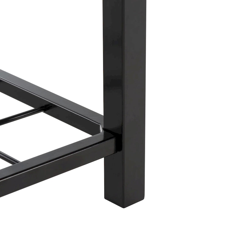 Open Shelf Bench with Cushion, 42"W x 15"D x 18"H