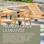 Nordic Teak Natural Outdoor Patio Folding Chair