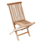 Nordic Teak Natural Outdoor Patio Folding Chair
