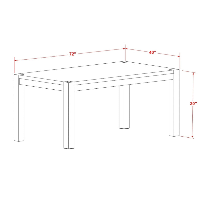 East West Furniture Dining Table Set- a Wood Kitchen Table and 4 Doeskin Linen Fabric Dining Chairs, Natural (Pieces Options)
