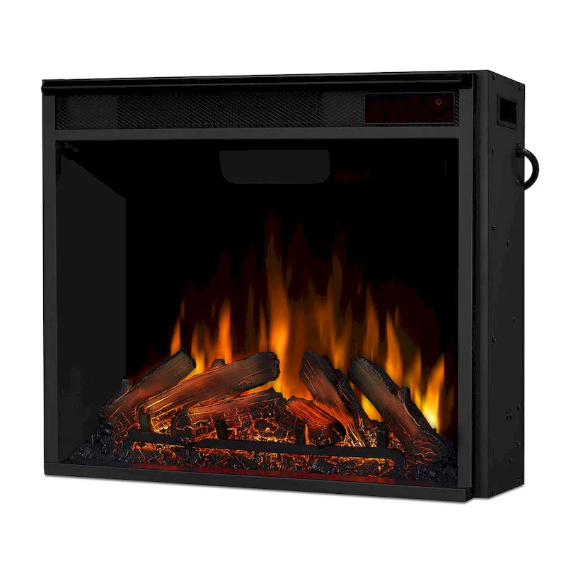 56 TV Stand Electric Fireplace White