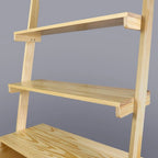 Freestanding Ladder Desk with Drawer with Solid American Hardwood