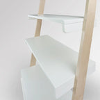 Freestanding Ladder Desk with Drawer with Solid American Hardwood