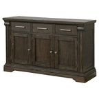 Le buffet de ferme espresso The Gray Barn Ruddy Road de 60 pouces