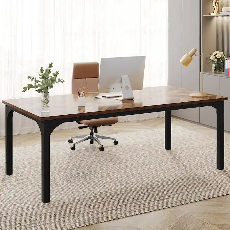 70.8 Inch Executive Desk, Large Office Computer Desk
