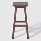 WestinTrends Malibu 29 All Weather Hdpe Outdoor Patio Square Backless Bar Stool (Set of 3)