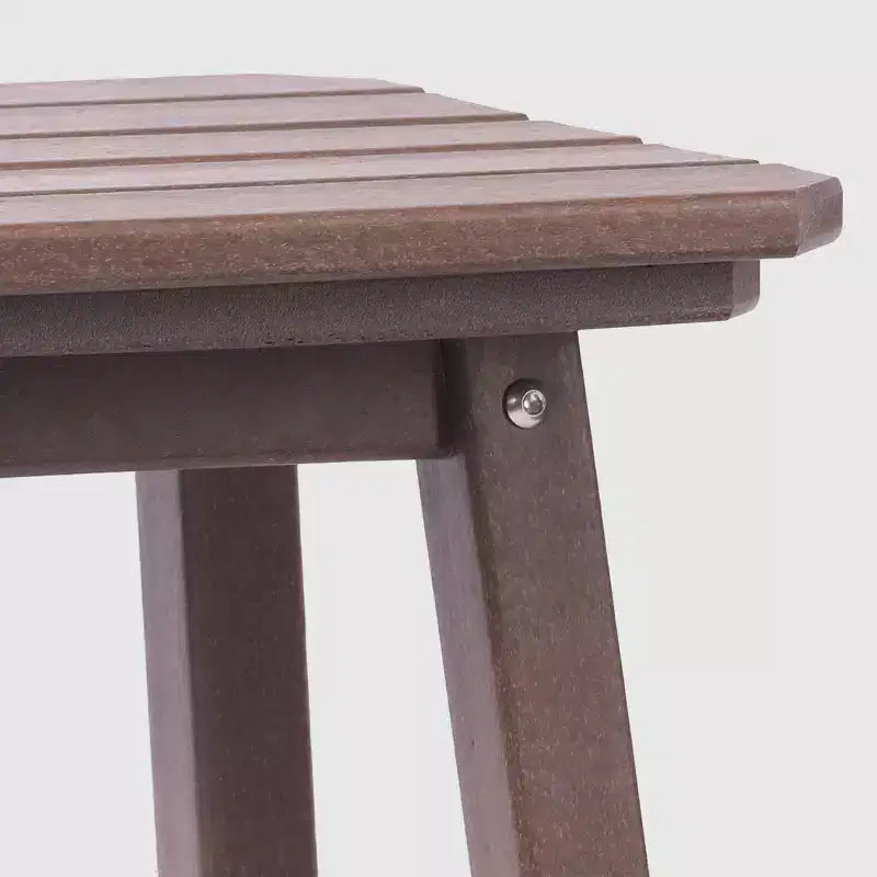 WestinTrends Malibu 29 All Weather Hdpe Outdoor Patio Square Backless Bar Stool (Set of 3)