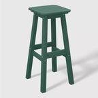 WestinTrends Malibu 29 All Weather Hdpe Outdoor Patio Square Backless Bar Stool (Set of 3)