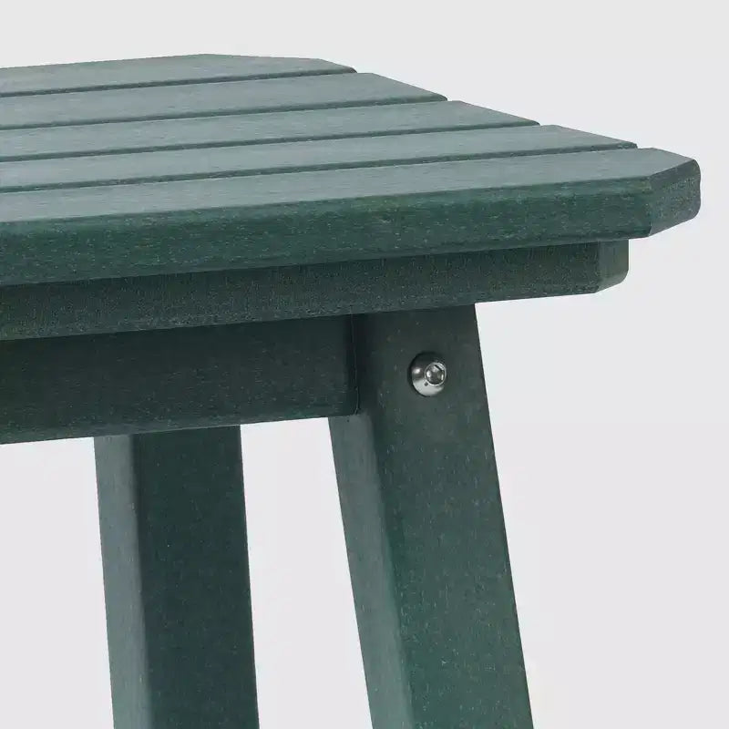 WestinTrends Malibu 29 All Weather Hdpe Outdoor Patio Square Backless Bar Stool (Set of 3)