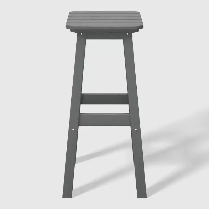 WestinTrends Malibu 29 All Weather Hdpe Outdoor Patio Square Backless Bar Stool (Set of 3)