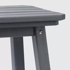 WestinTrends Malibu 29 All Weather Hdpe Outdoor Patio Square Backless Bar Stool (Set of 3)