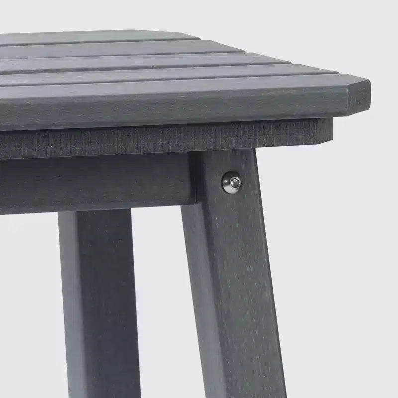 WestinTrends Malibu 29 All Weather Hdpe Outdoor Patio Square Backless Bar Stool (Set of 3)
