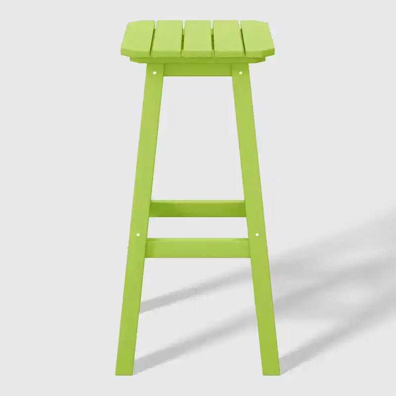 WestinTrends Malibu 29 All Weather Hdpe Outdoor Patio Square Backless Bar Stool (Set of 3)