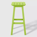 WestinTrends Malibu 29 All Weather Hdpe Outdoor Patio Square Backless Bar Stool (Set of 3)