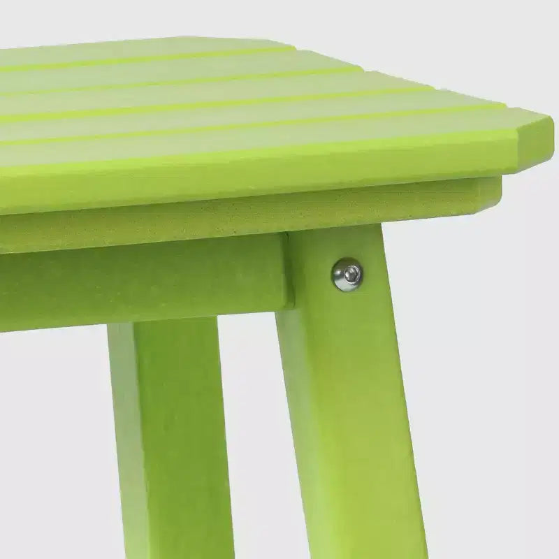 WestinTrends Malibu 29 All Weather Hdpe Outdoor Patio Square Backless Bar Stool (Set of 3)