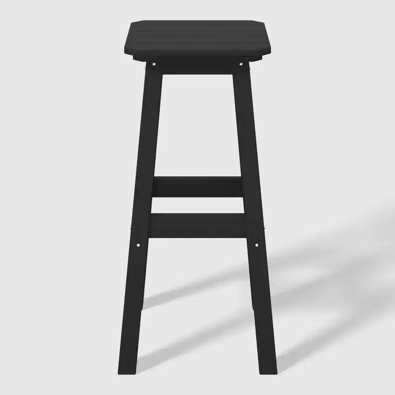 WestinTrends Malibu 29 All Weather Hdpe Outdoor Patio Square Backless Bar Stool (Set of 3)