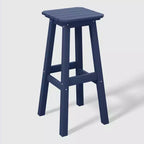 WestinTrends Malibu 29 All Weather Hdpe Outdoor Patio Square Backless Bar Stool (Set of 3)