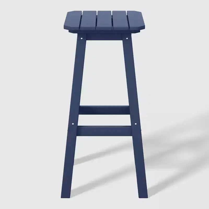 WestinTrends Malibu 29 All Weather Hdpe Outdoor Patio Square Backless Bar Stool (Set of 3)