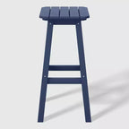 WestinTrends Malibu 29 All Weather Hdpe Outdoor Patio Square Backless Bar Stool (Set of 3)