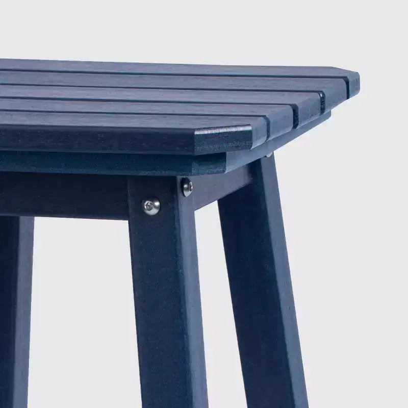 WestinTrends Malibu 29 All Weather Hdpe Outdoor Patio Square Backless Bar Stool (Set of 3)