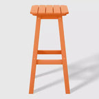 WestinTrends Malibu 29 All Weather Hdpe Outdoor Patio Square Backless Bar Stool (Set of 3)