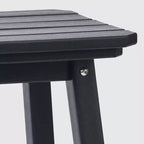 WestinTrends Malibu 29 All Weather Hdpe Outdoor Patio Square Backless Bar Stool (Set of 3)