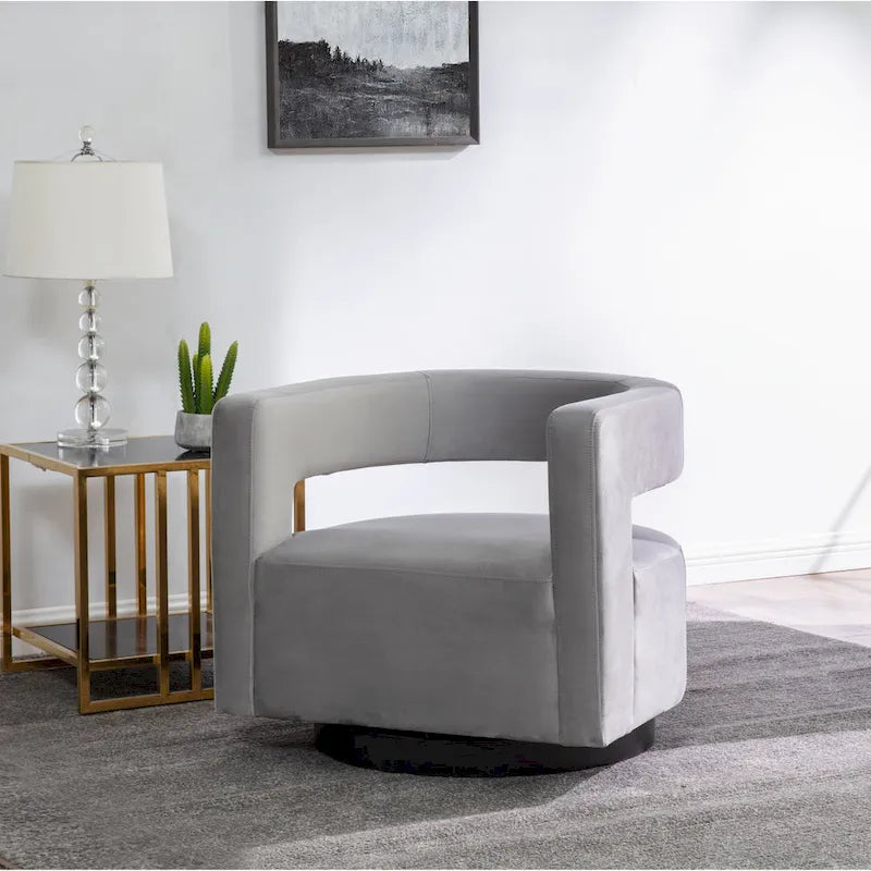 Swivel Chair (Fully Assembled) - 31.1 W x 28.4 L x 26.8 H - 31Wx28Dx27H