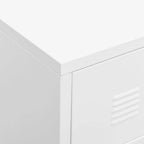 vidaXL TV Stand TV Console Sideboard TV Unit Home Media Unit Cupboard Metal - 41.3 x 13.8 x 16.5
