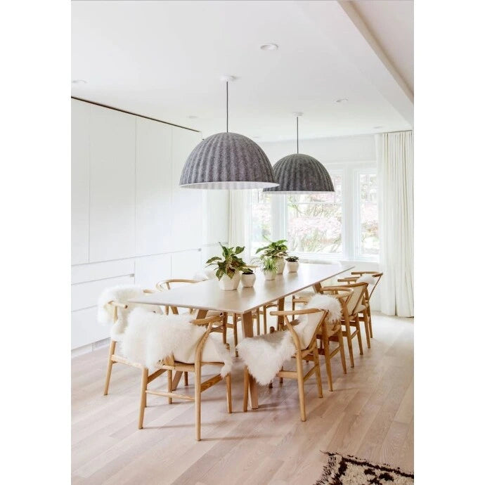 Set of 2 Natural Modern Wood Dining Chair With Back Y Arm Armchair Hemp Seat Home Restaurant Office Desk Work Kitchen