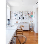 Set of 2 Natural Modern Wood Dining Chair With Back Y Arm Armchair Hemp Seat Home Restaurant Office Desk Work Kitchen