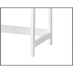 Bureau d'écriture contemporain bicolore Saint Birch Finley de 59 pouces avec rangement
