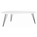 SAFAVIEH Louann Oak Finish/ Black Coffee Table - 44 x 31.5 x 15.6 - 44Wx32Dx16H