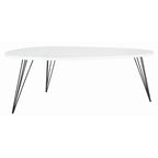 SAFAVIEH Louann Oak Finish/ Black Coffee Table - 44 x 31.5 x 15.6 - 44Wx32Dx16H