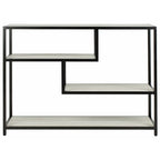 SAFAVIEH Fannye Table console géométrique - 42 x 16 x 30,3 - 42 larg. x 16 prof. x 30 haut.