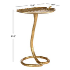 SAFAVIEH Sharlene Table d'appoint Or - 15 x 13 x 21 - 15L x 13P x 21H