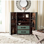 SAFAVIEH Krista Storage Beige Bar Cabinet - 23.6 x 17.7 x 42.1 - 24Wx18Dx42H