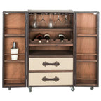SAFAVIEH Krista Storage Beige Bar Cabinet - 23.6 x 17.7 x 42.1 - 24Wx18Dx42H