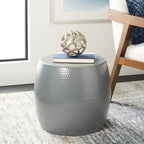 Helaine Silver Round Table - 15 W x 15 D x 16 H - 15Wx15Dx16H