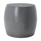 Helaine Silver Round Table - 15 W x 15 D x 16 H - 15Wx15Dx16H