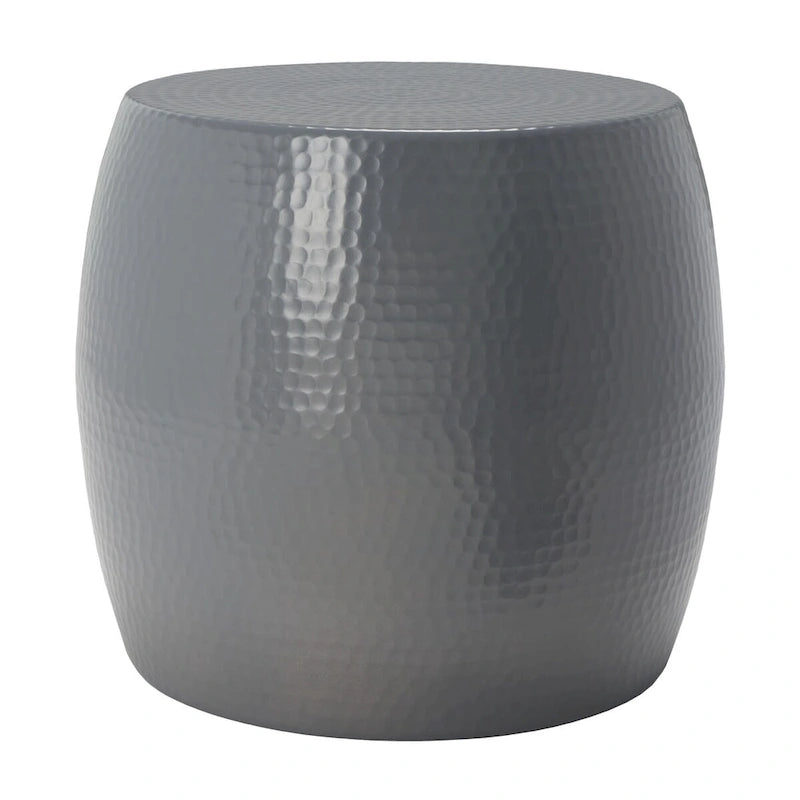 Helaine Silver Round Table - 15 W x 15 D x 16 H - 15Wx15Dx16H