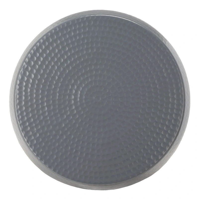 Helaine Silver Round Table - 15 W x 15 D x 16 H - 15Wx15Dx16H