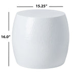 Helaine Silver Round Table - 15 W x 15 D x 16 H - 15Wx15Dx16H